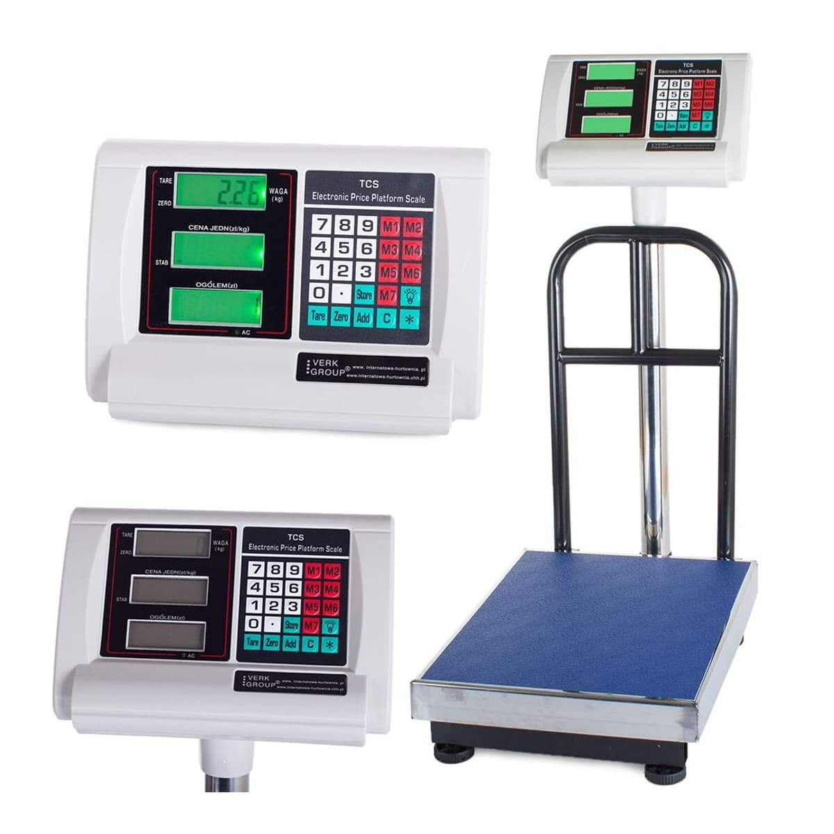 Plattformsvåg, digital, 100 kg, 20 g noggrannhet