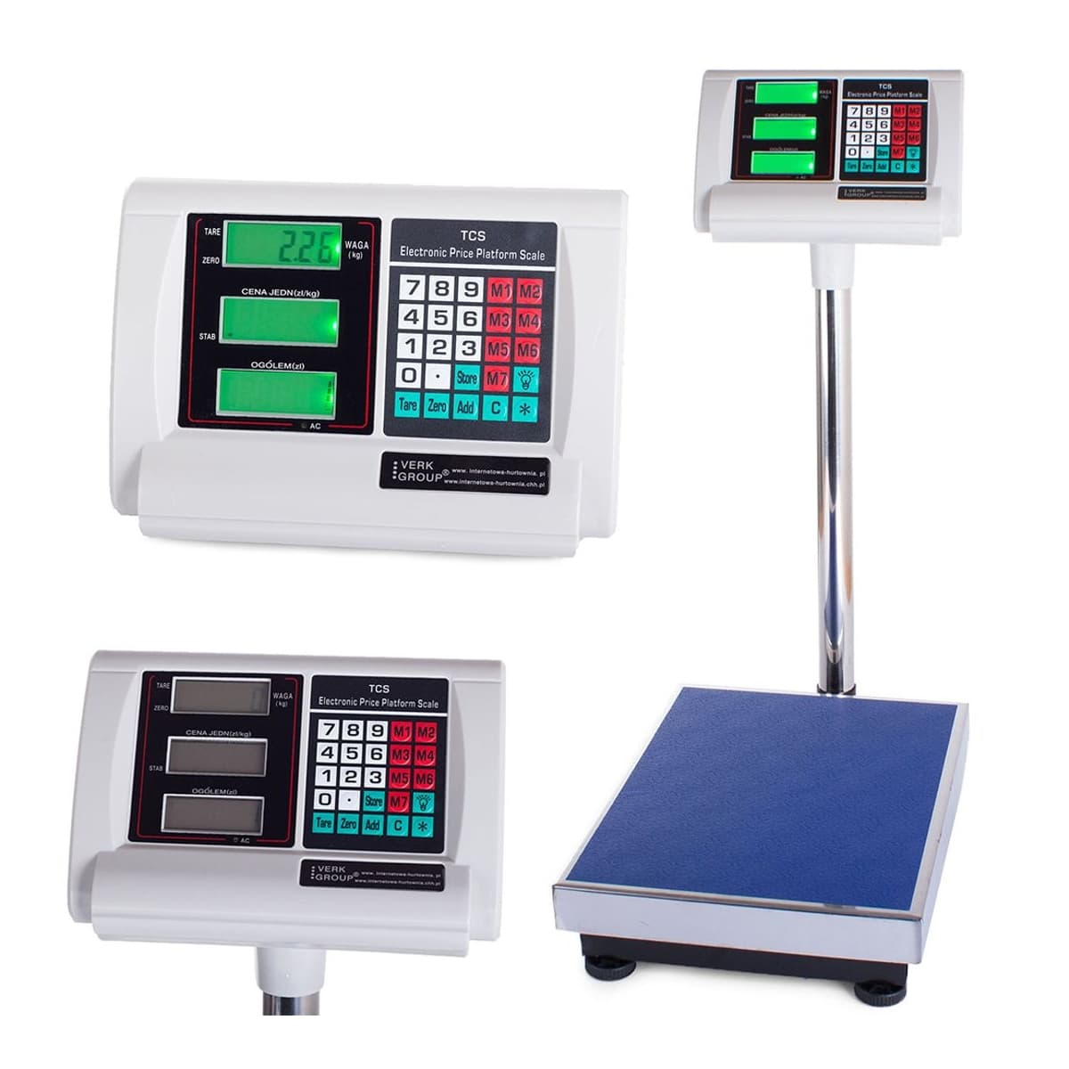 Plattformsvåg, elektronisk, 100 kg