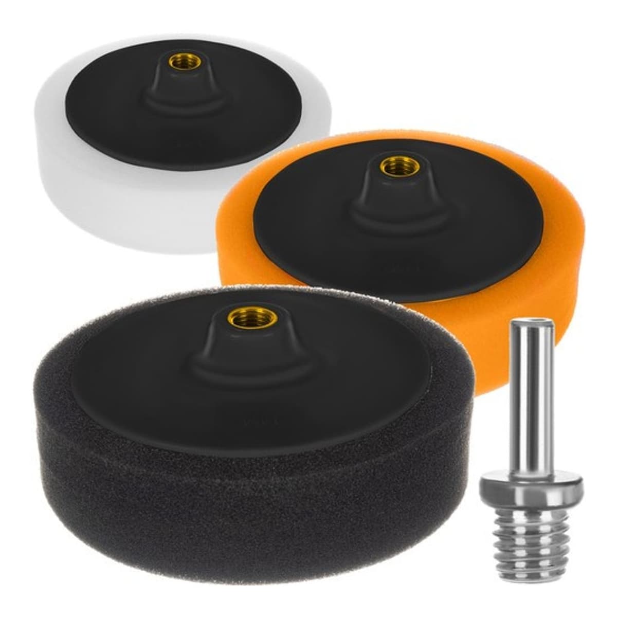 Polerschwamm-set för bil, 145 mm, 3 delar