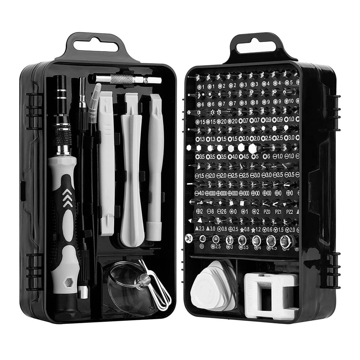 Precisionsskruvmejselset, 115 delar