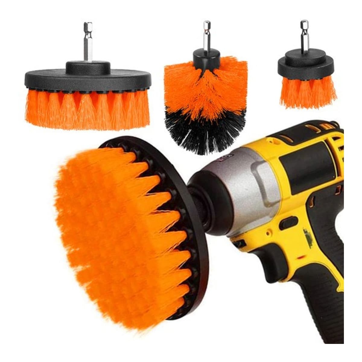 Rengöringsborstar för borrmaskin, 4 st