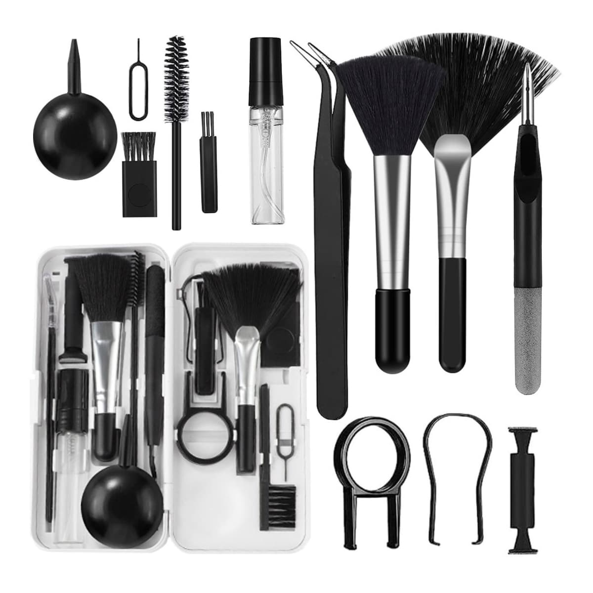 Rengöringskit för elektronik, 17 delar