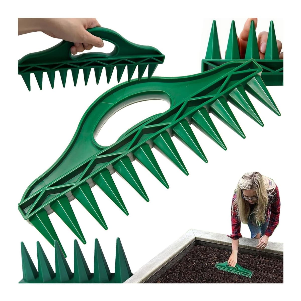 Sådibblare med 12 hål, 30 cm