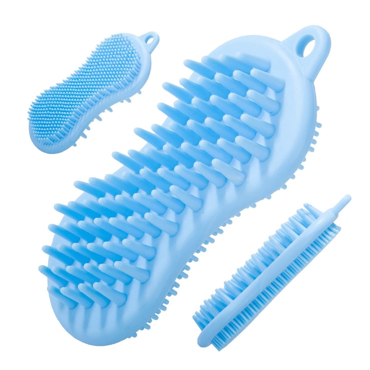 Silikonborste för kropp och huvud, 13,5 cm