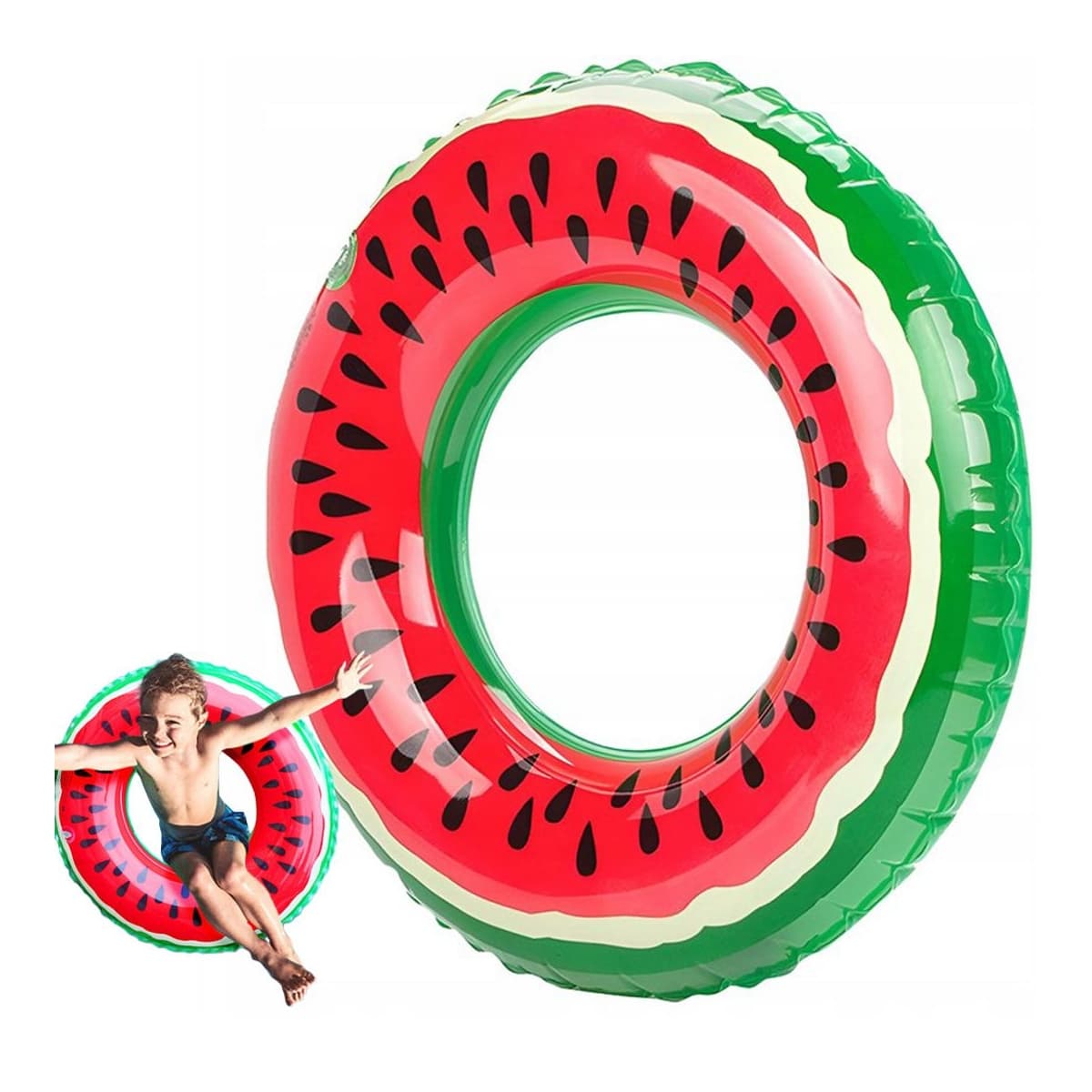 Simring vattenmelon, uppblåsbar, 70 cm
