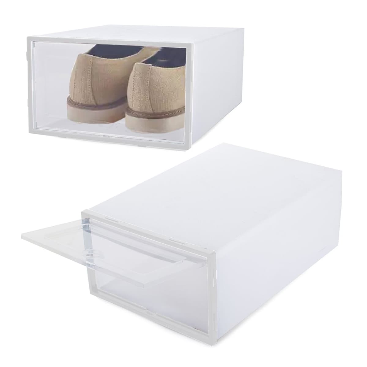 Skoförvaring modulär, 31x21 cm, transparent