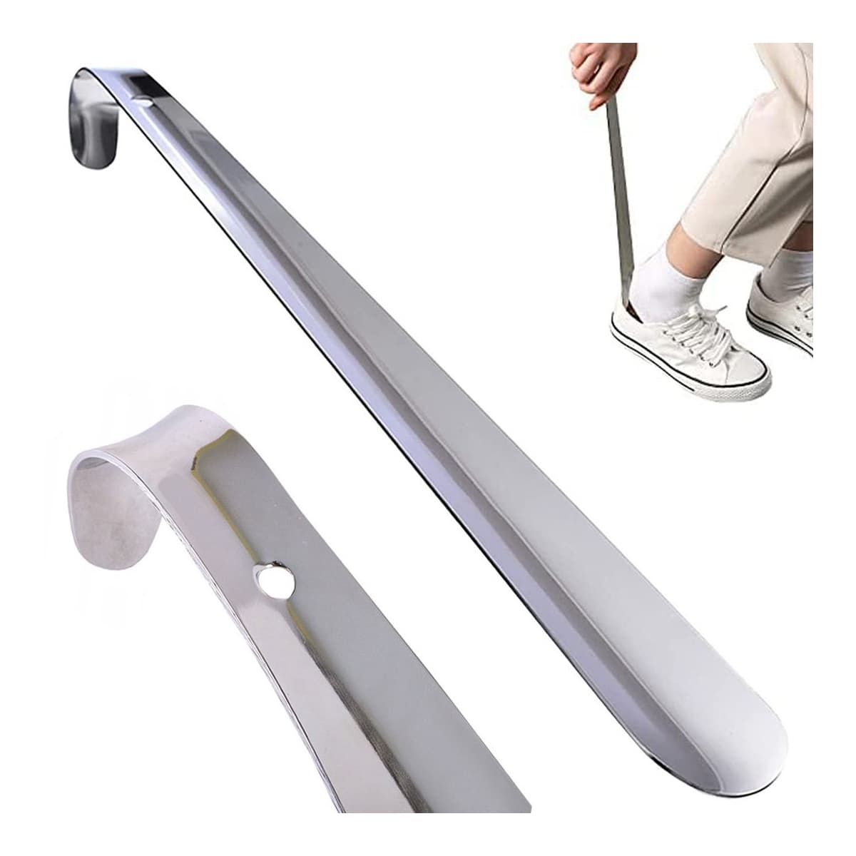 Skohorn i metall, 52 cm