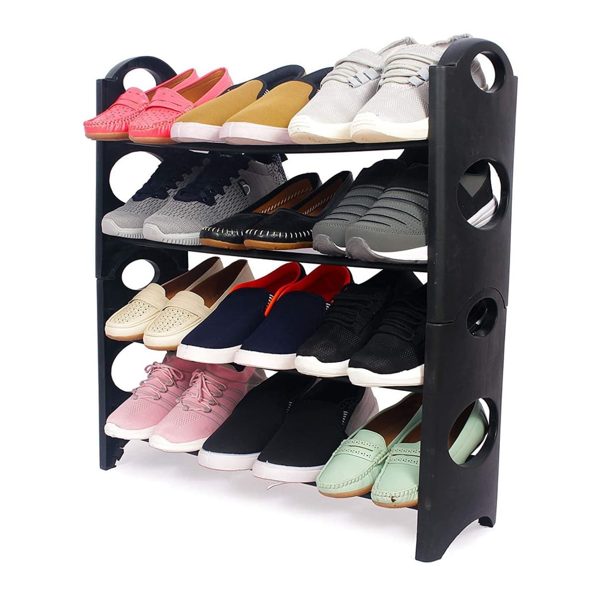 Skohylla, 4 plan, 12 par skor