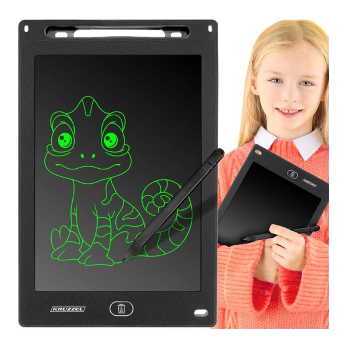 Skrivplatta LCD, 12 tum, svart