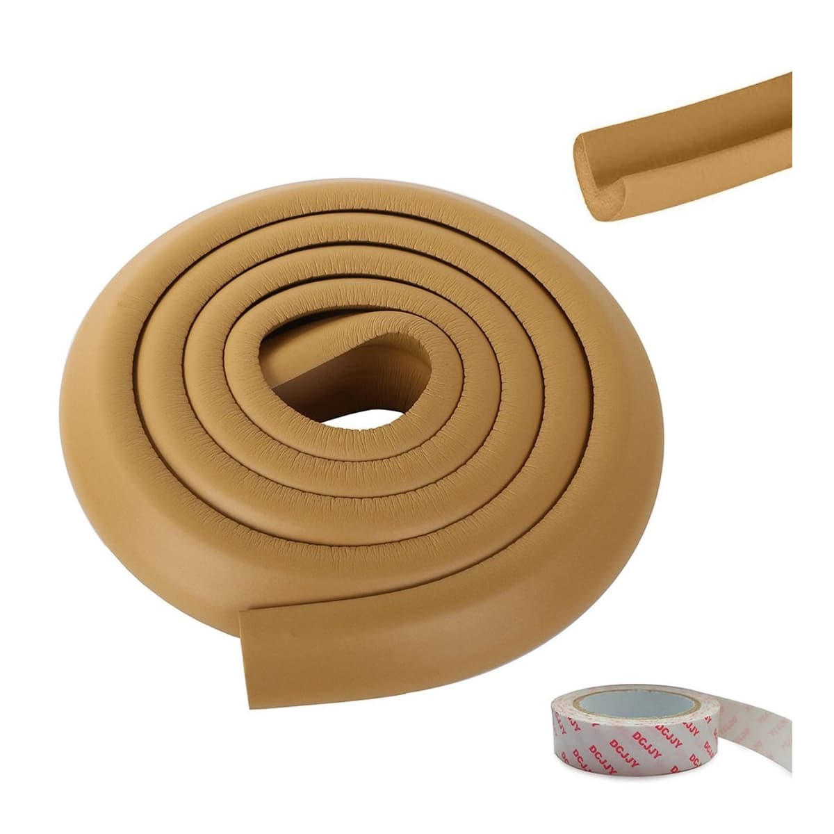 Skumtejp för möbler, 2 m, brun