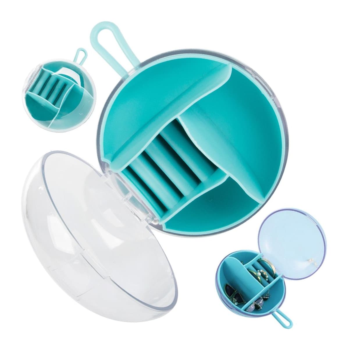 Smyckesförvaring, rund, 9 cm diameter