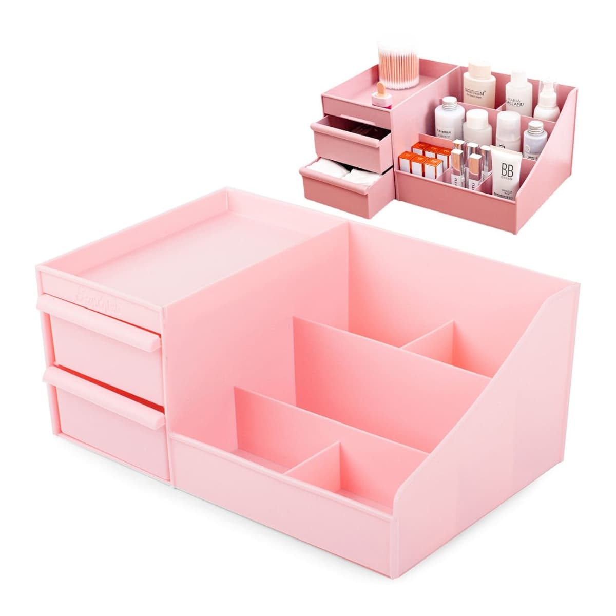 Smyckesorganiserare med 2 lådor, 25x17 cm