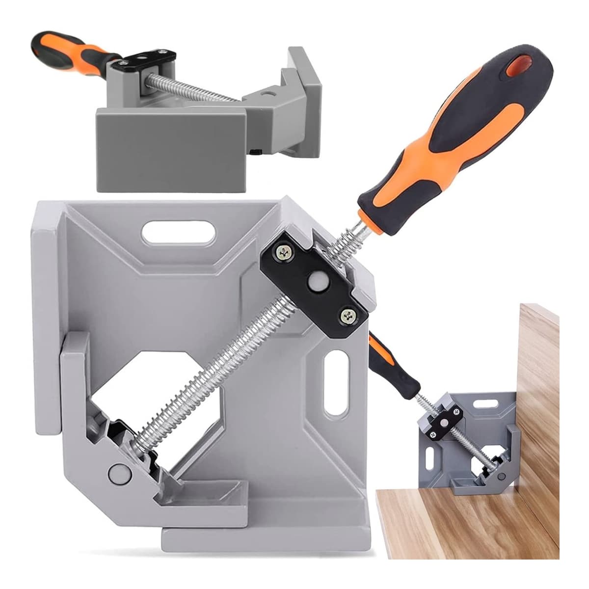 Snickartving 90°, käftöppning 75 mm, metall