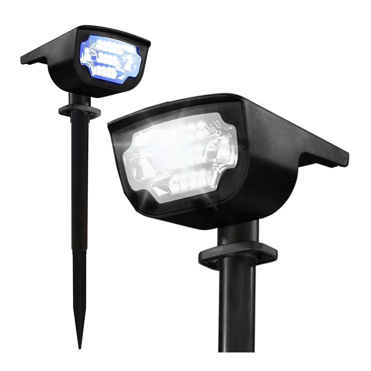 Solcellslampa trädgård, LED, flerfärgad, 45 cm