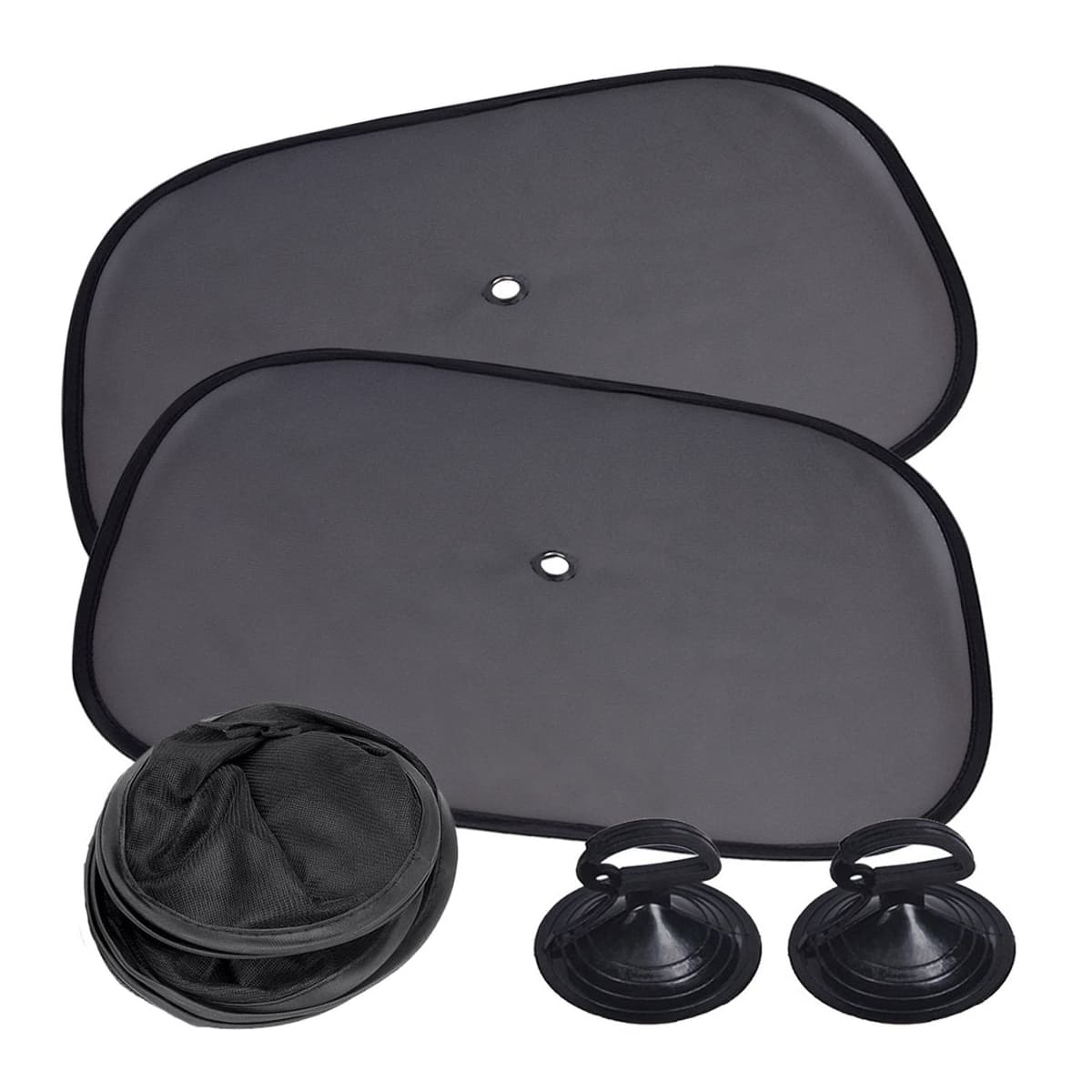 Solskydd för bilruta, 44x38 cm, 2-pack