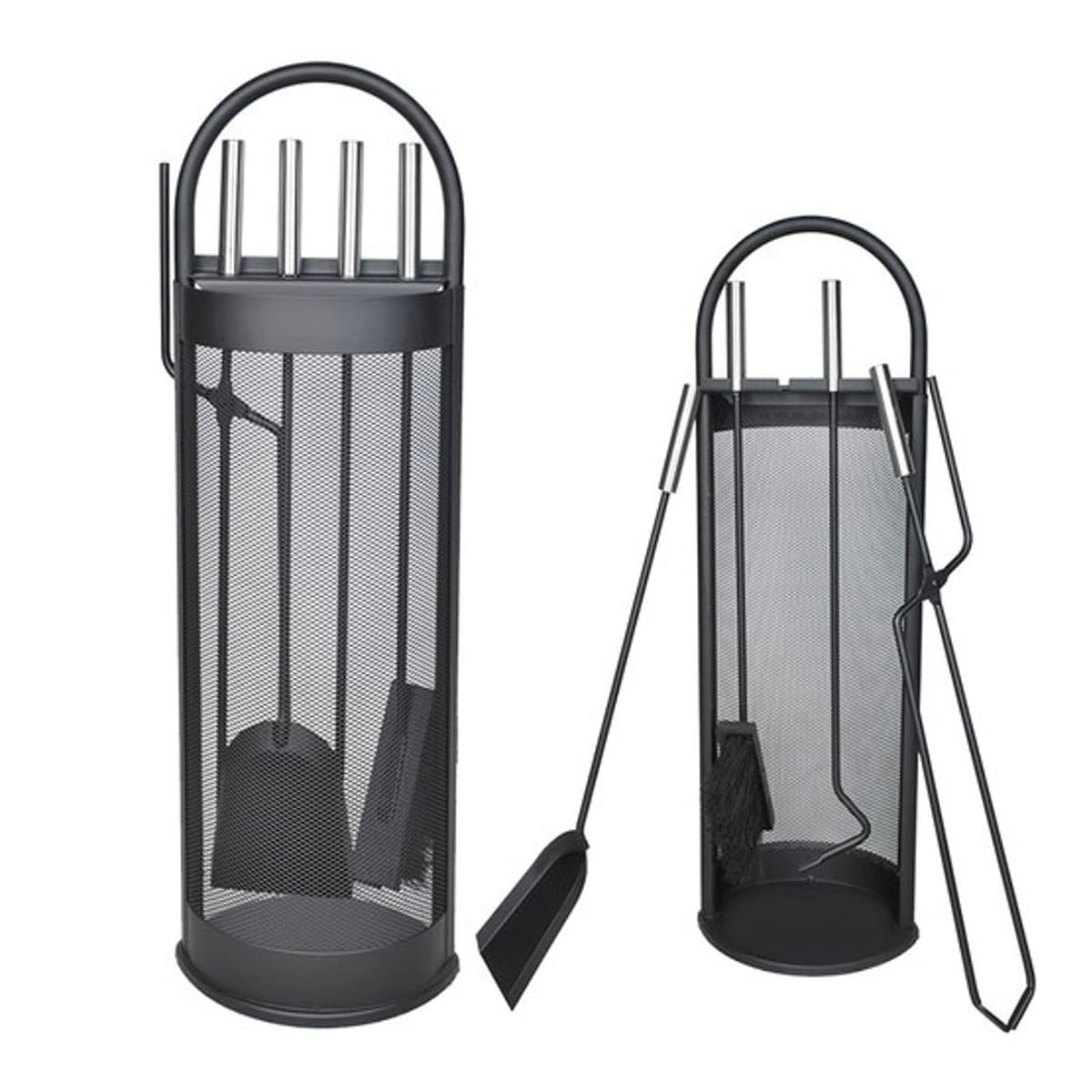 Spisset med 5 verktyg och ställ, 66 cm högt