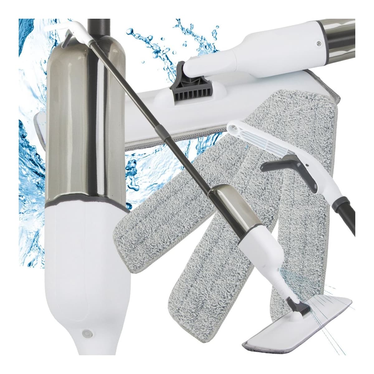 Spraymopp med tank, 450 ml, 3 rengöringsdukar