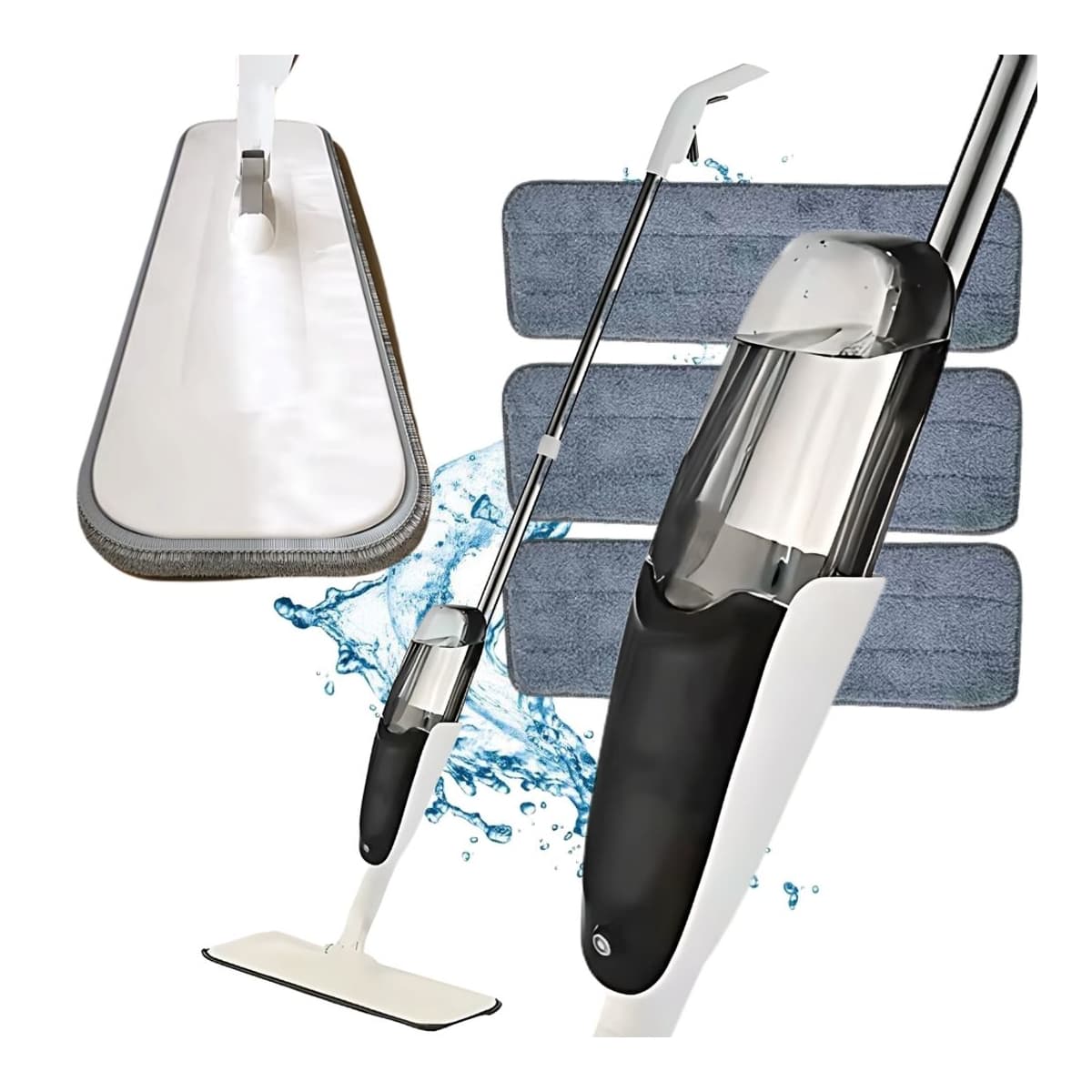 Spraymoppset, 120 cm, 350 ml tank, 3 mikrofiberkuddar