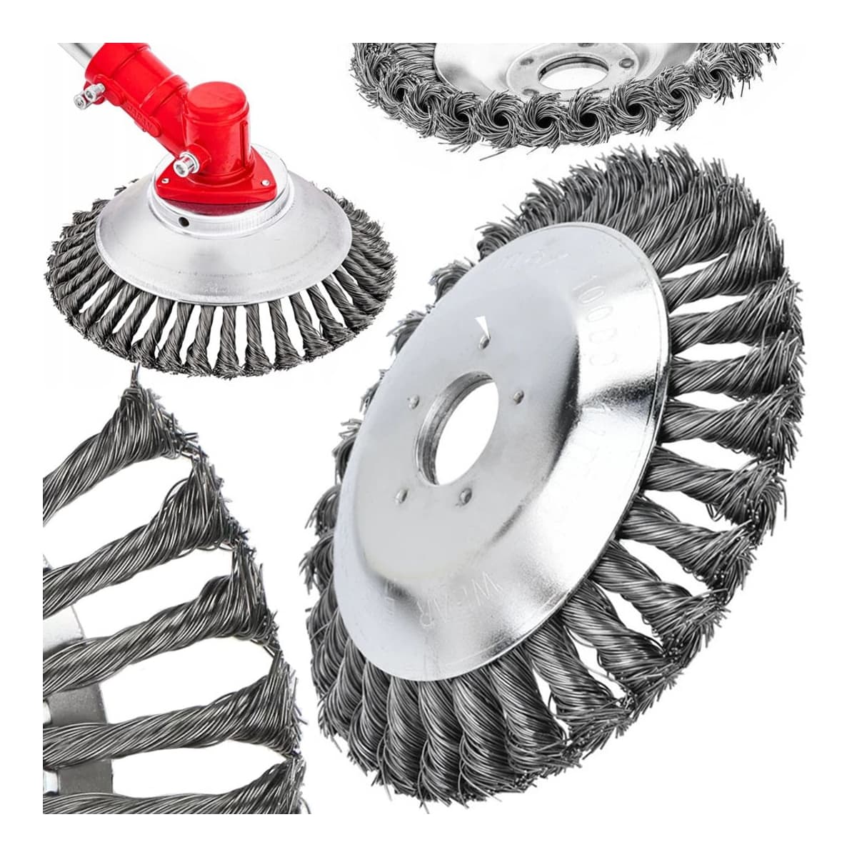 Stålborste för röjsåg, 200 mm