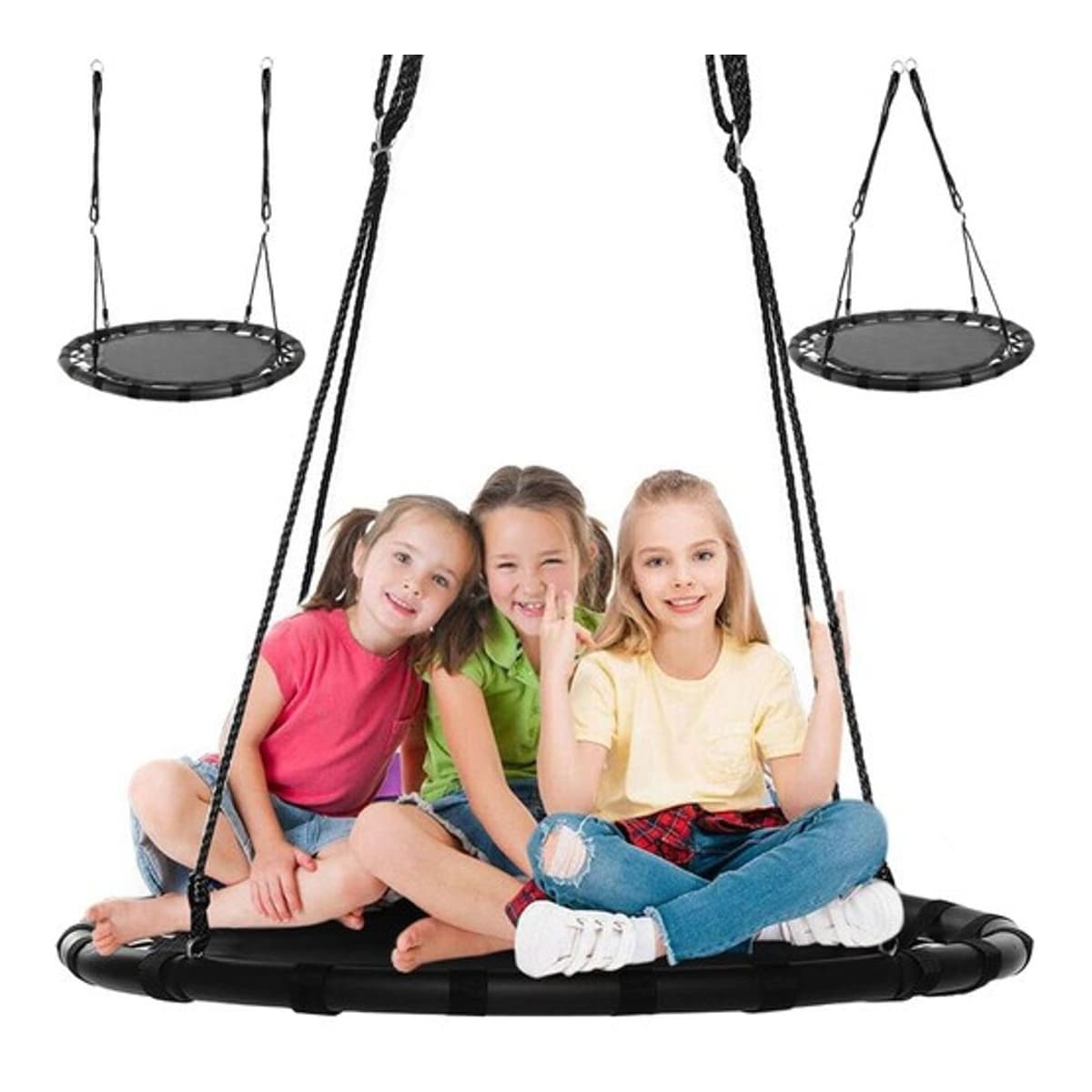 Storkbo-gunga, svart, 100 cm, 150 kg