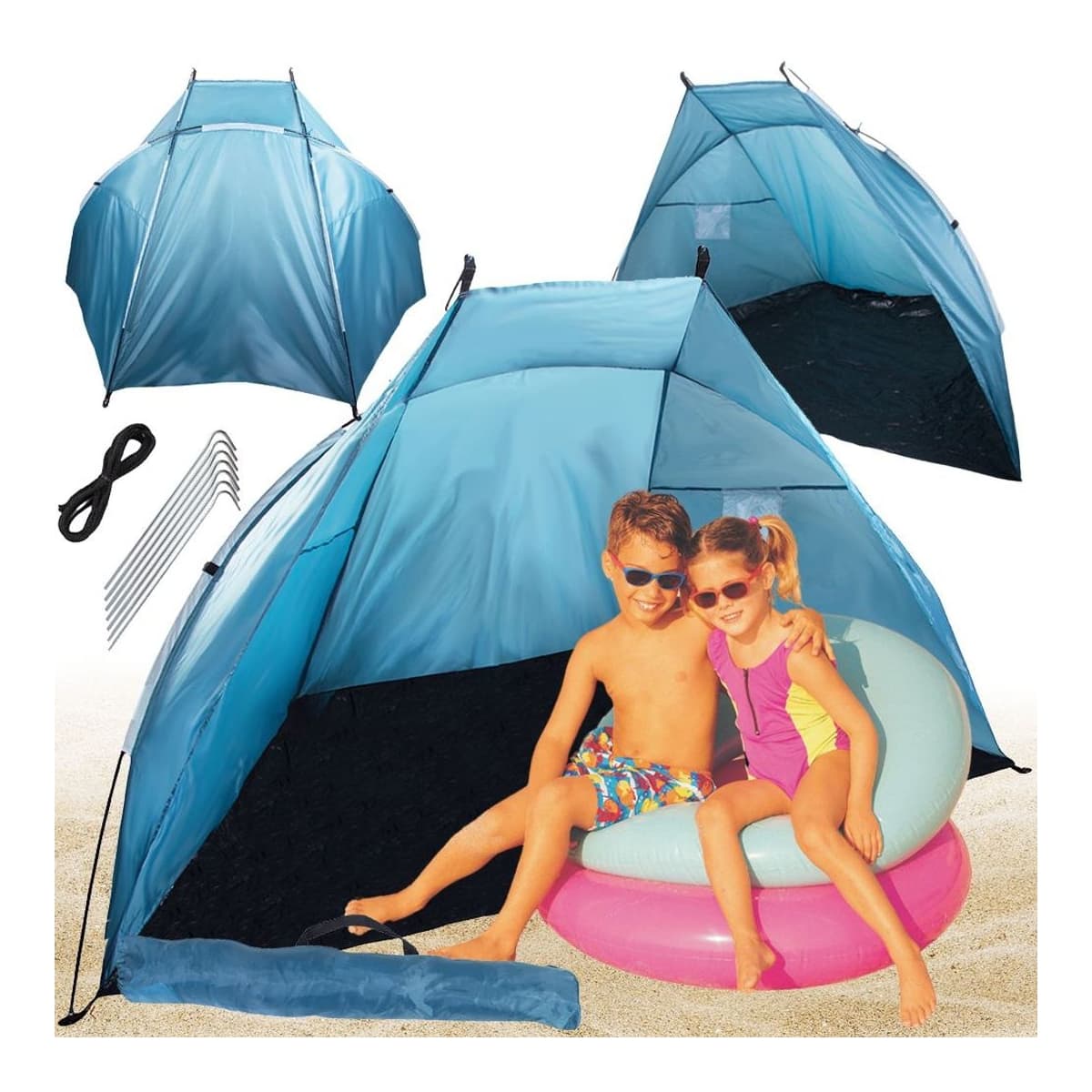 Strandtält, 200x100 cm, UV-skydd