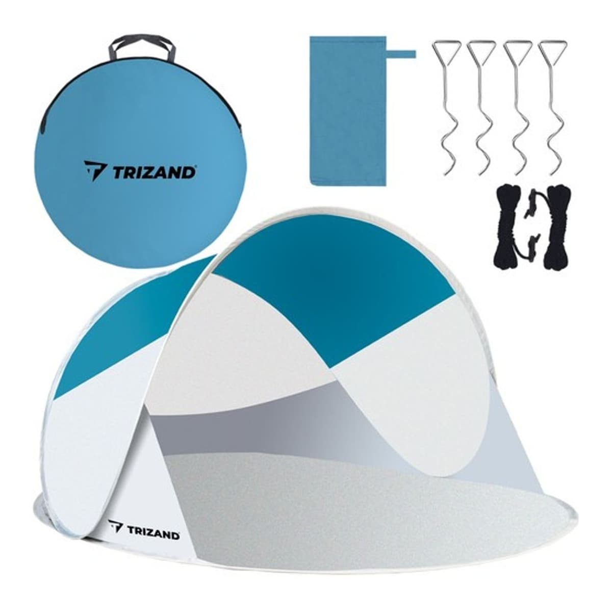 Strandtält pop-up 220x120x90 cm