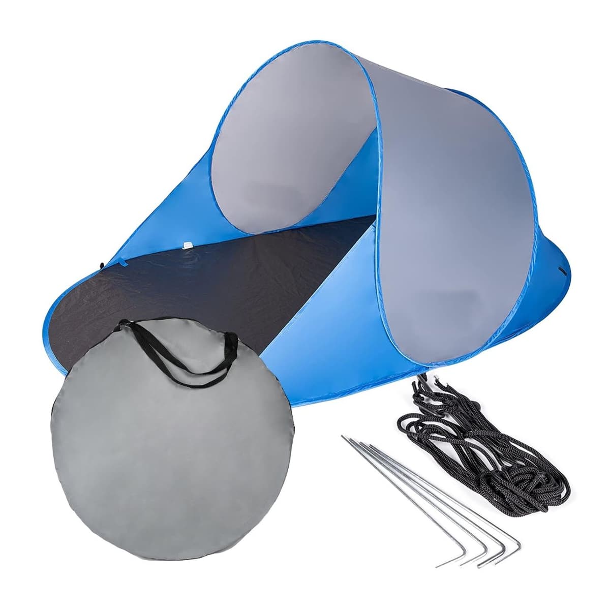 Strandtält med UV-skydd, pop-up, 190x120 cm