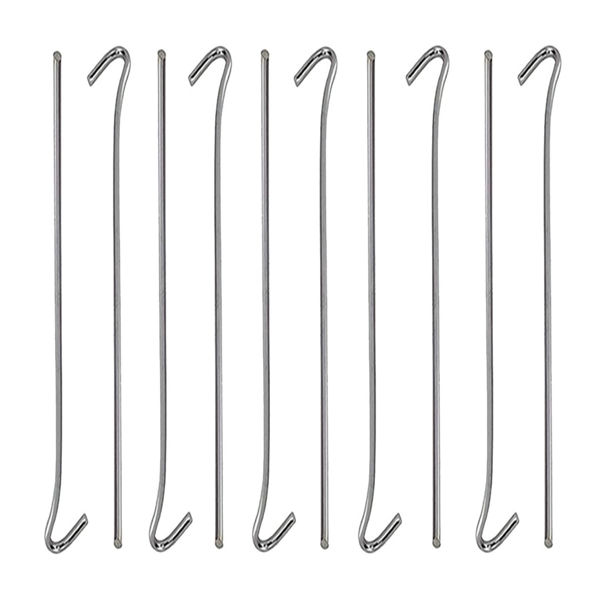Tältpinnar stål 31 cm, 10 st