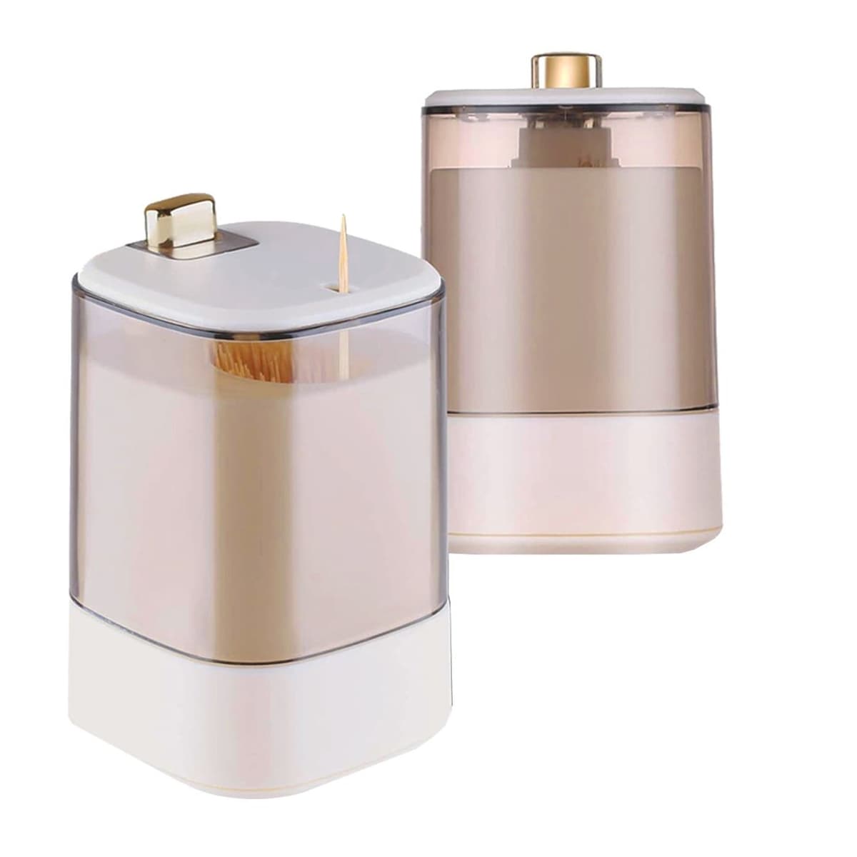 Tandpetshållare med tryckknapp, 8,5 cm