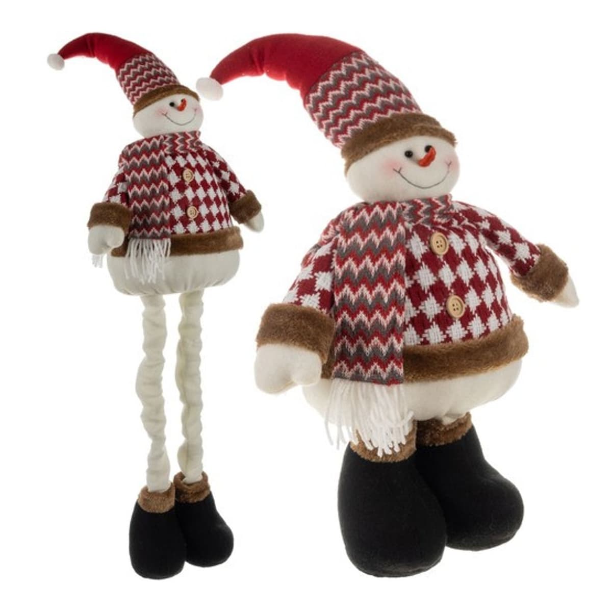 Teleskopisk snögubbe, 80-105 cm