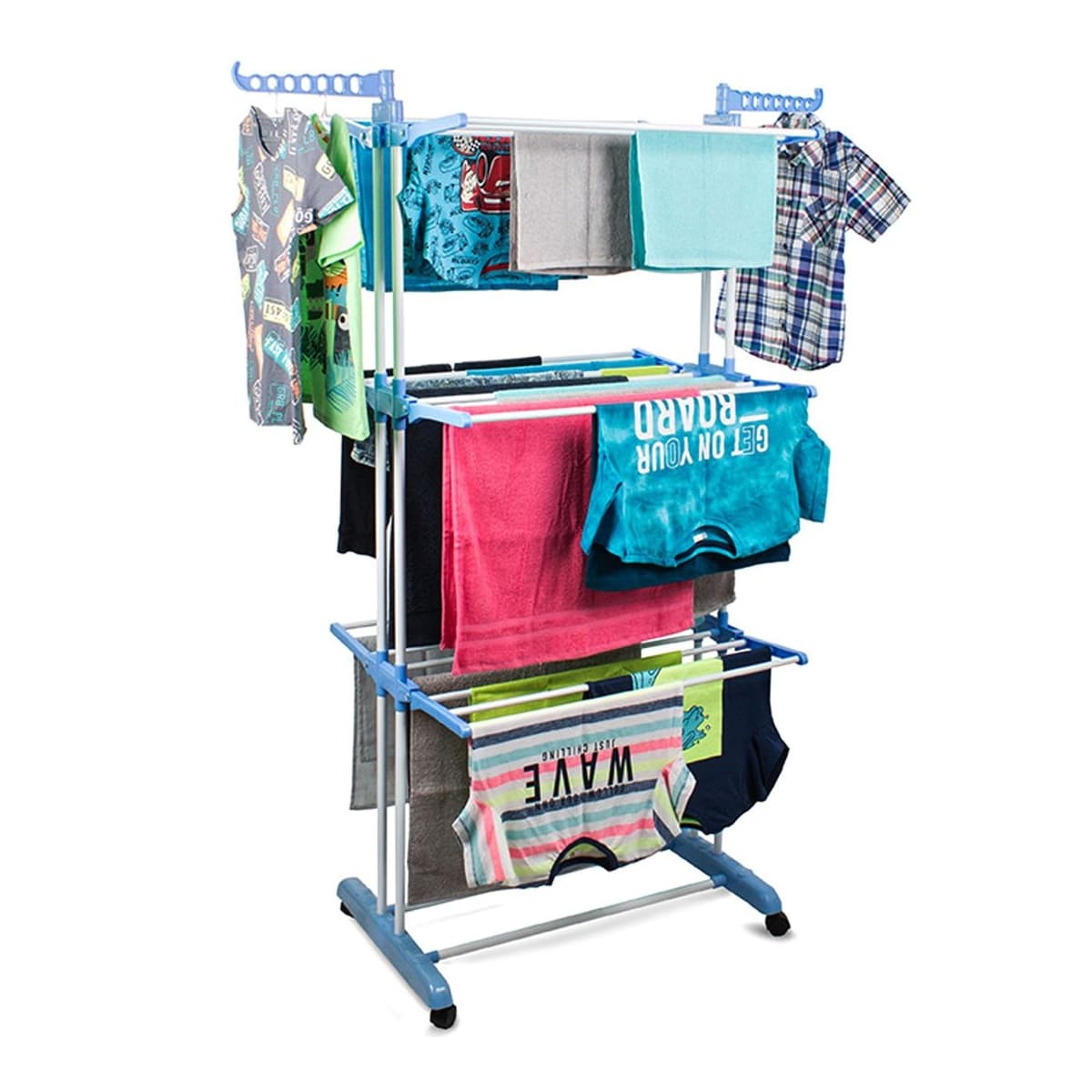 Torkställning, hopfällbar, 170 cm hög