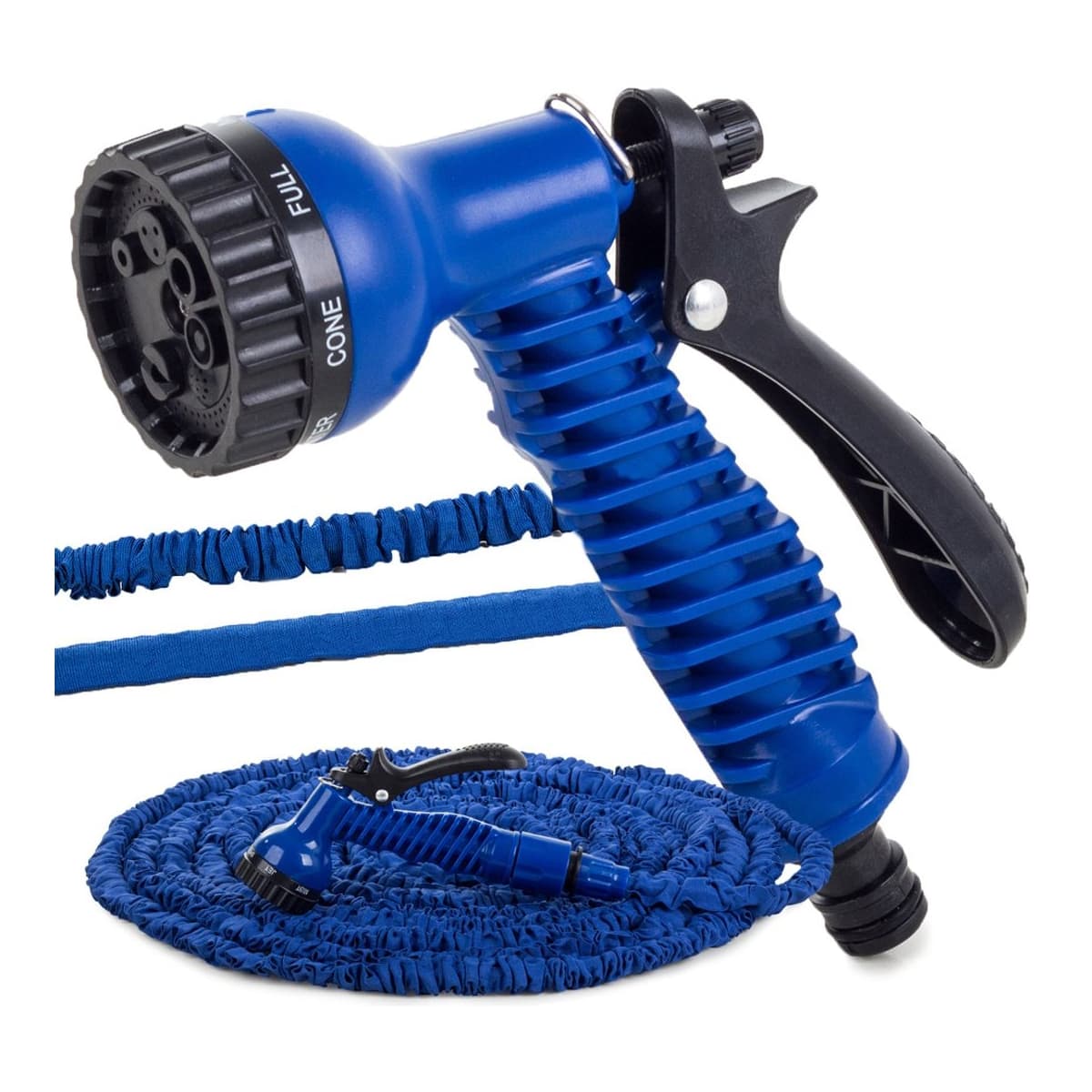 Trädgårdsslang, utdragbar, 10-30 m med sprutpistol