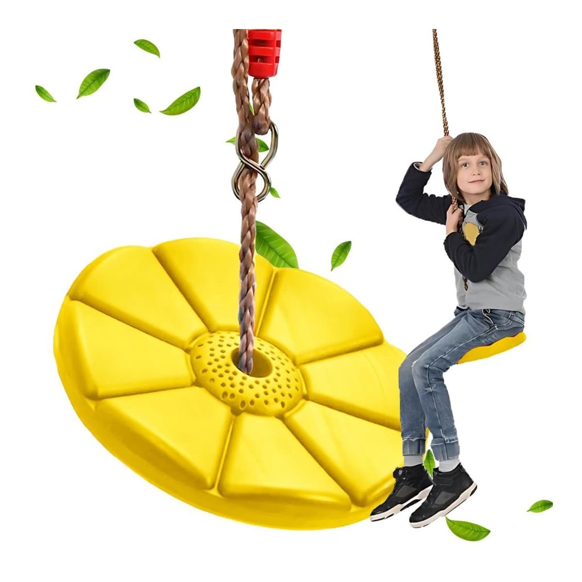 Trädgunga blomformad, gul, 27 cm