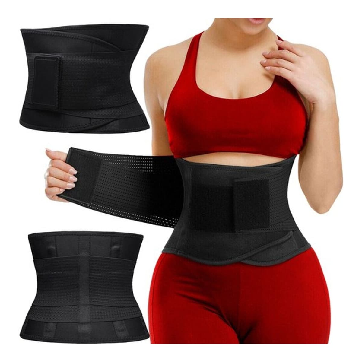 Träningsbälte av neopren XXL, 75-95 cm midja