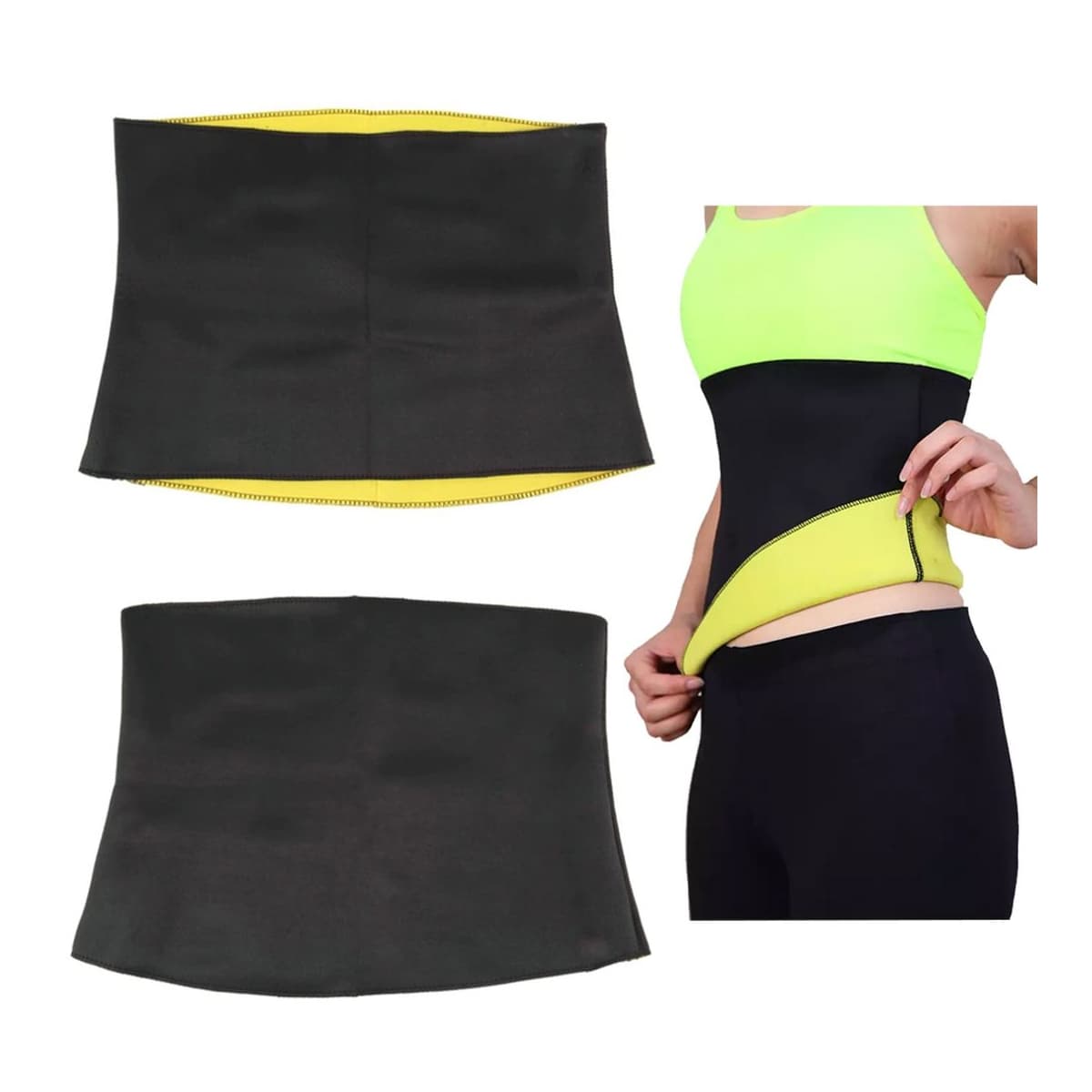 Träningsbälte i neopren, storlek M