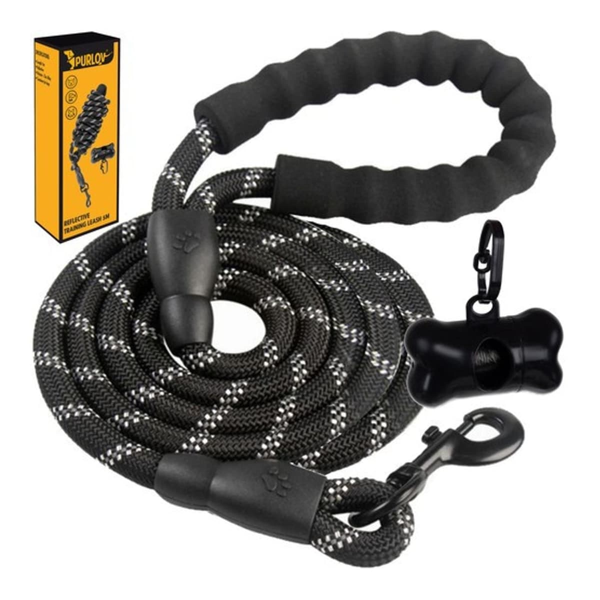 Träningskoppel reflekterande, 5 m