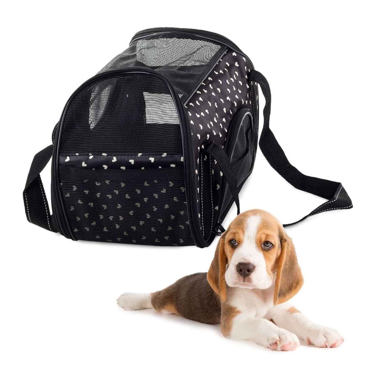 Transportväska för husdjur, 41x23x27 cm