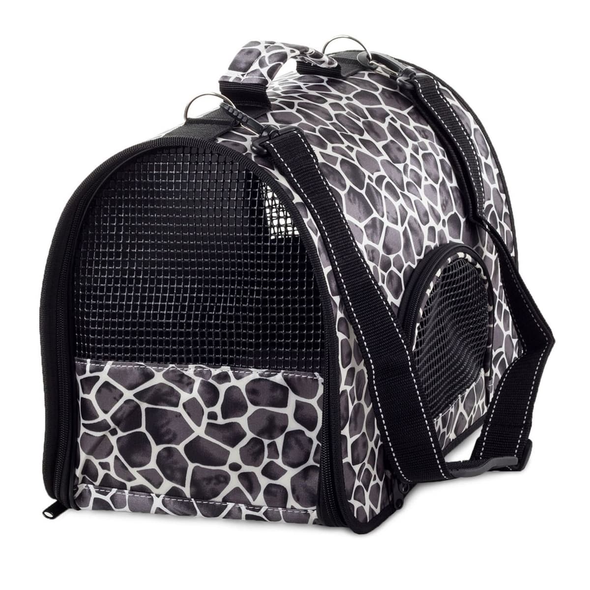 Transportväska för husdjur, 48 cm, svart