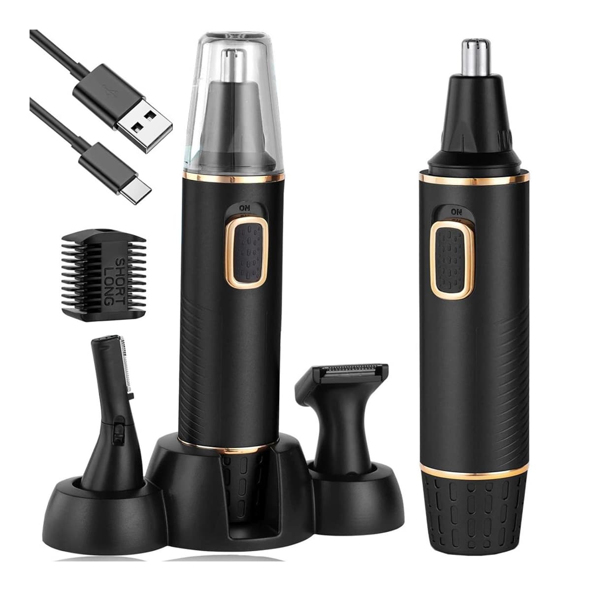 Trimmer för näsa, öron och ögonbryn, 3-i-1