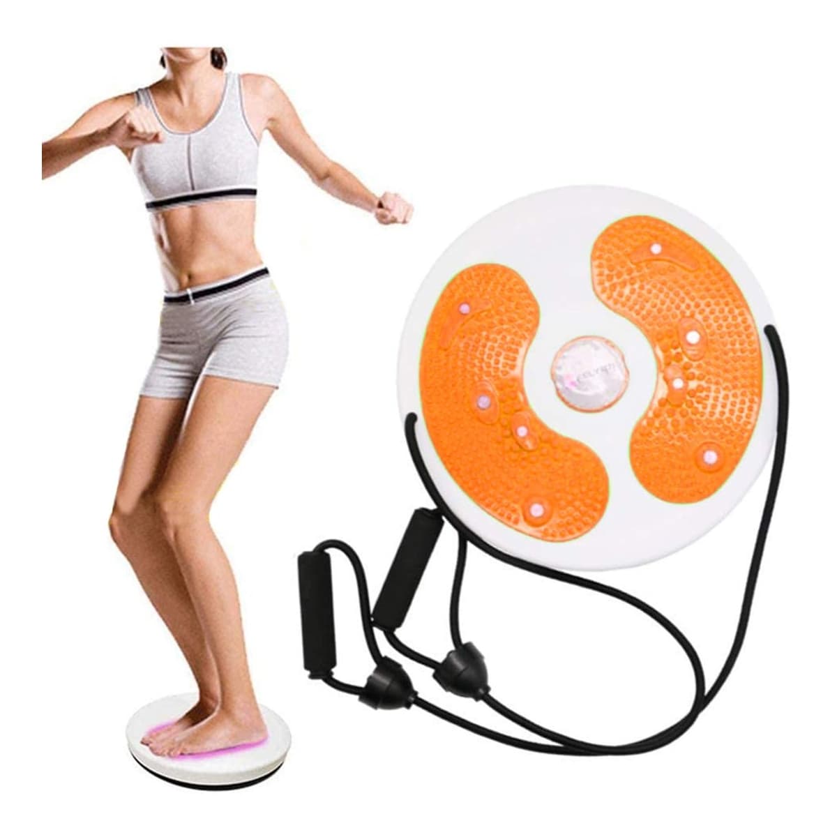 Twister-skiva med träningsband, 28 cm