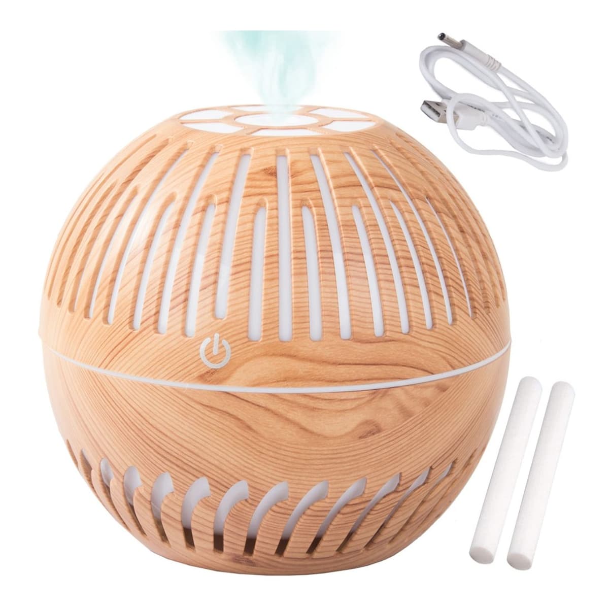 Ultraljudsfuktare med aromaterapi, 300 ml