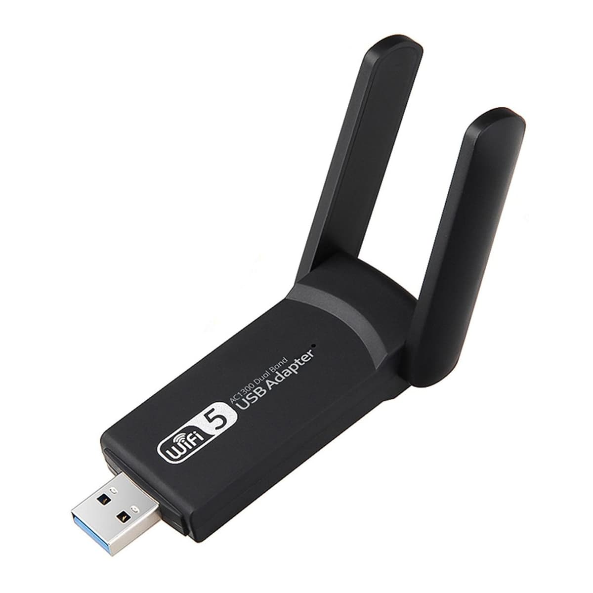 USB WiFi-adapter 1300 Mbps, dual band