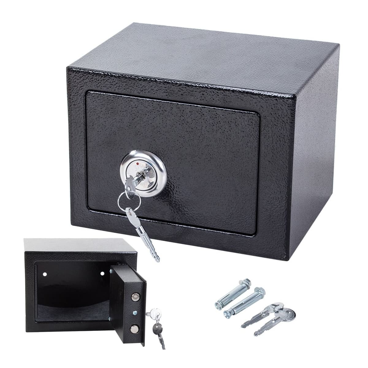 Väggkassaskåp, 23 x 17 x 17 cm