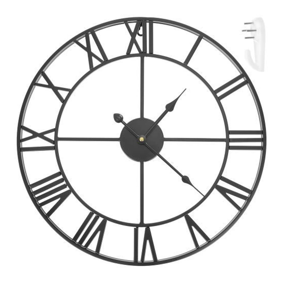Väggklocka, romerska siffror, 47 cm