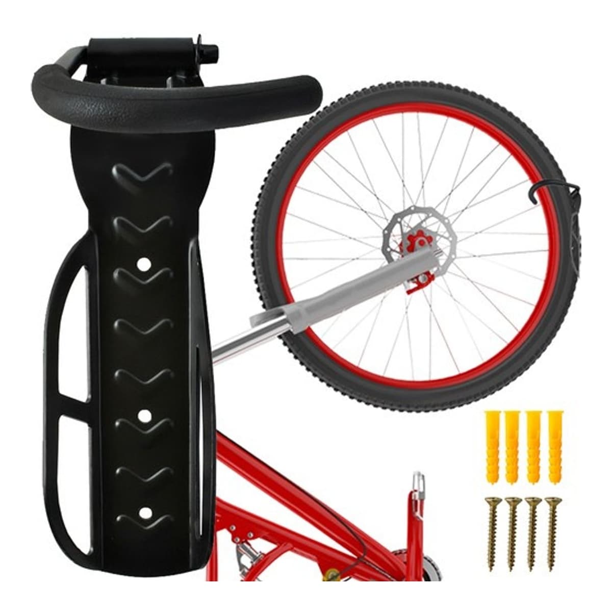 Väggkrok för cykel, stål, max 25 kg