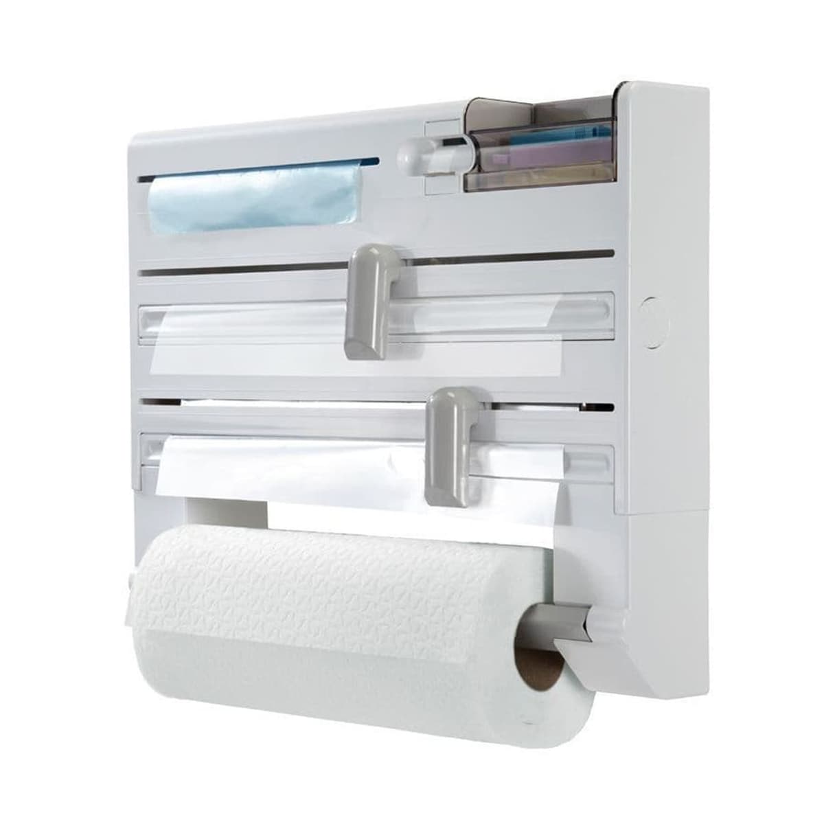 Väggmonterad dispenser 5-i-1, 38 cm