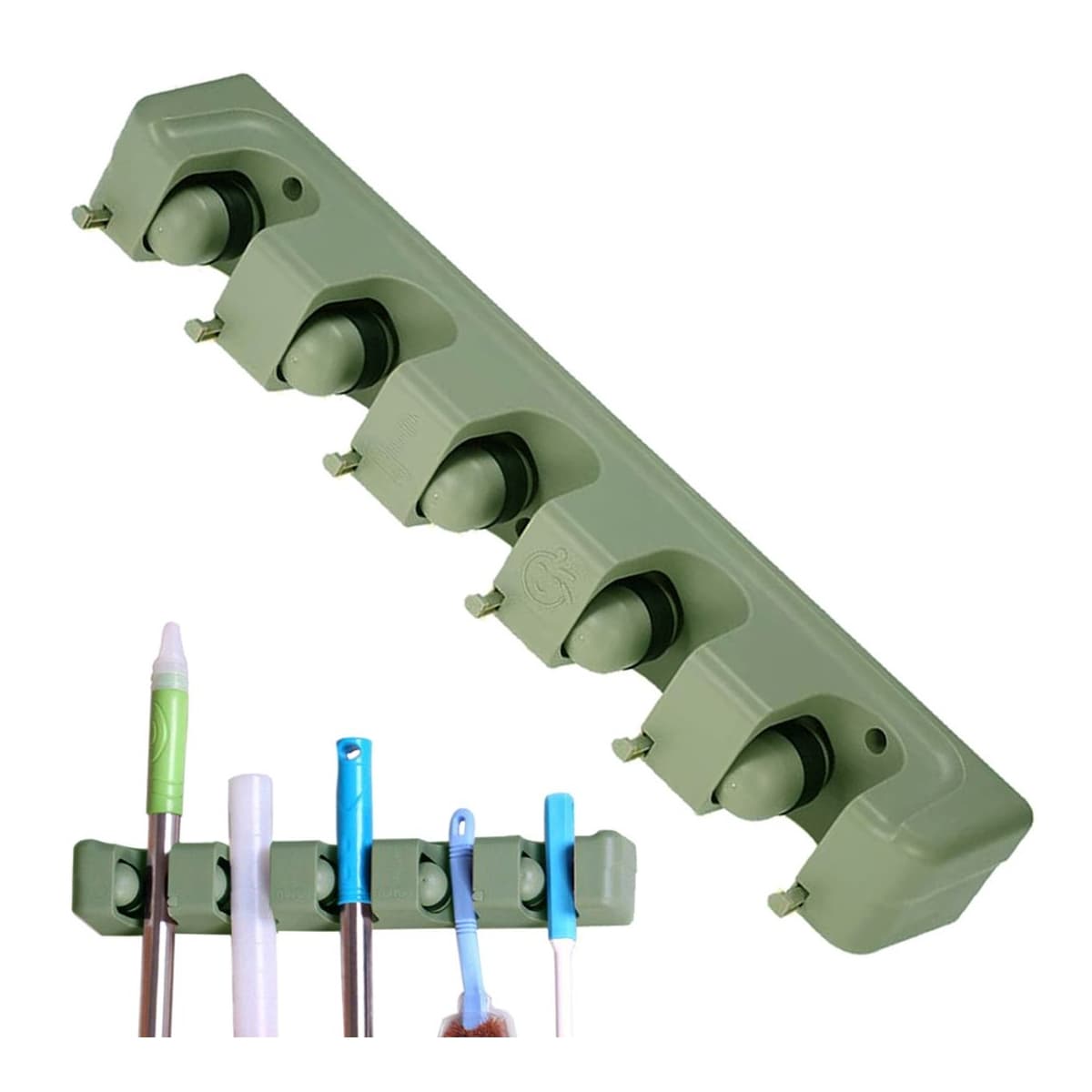 Väggorganiserare för redskap, 5 platser, 44 cm