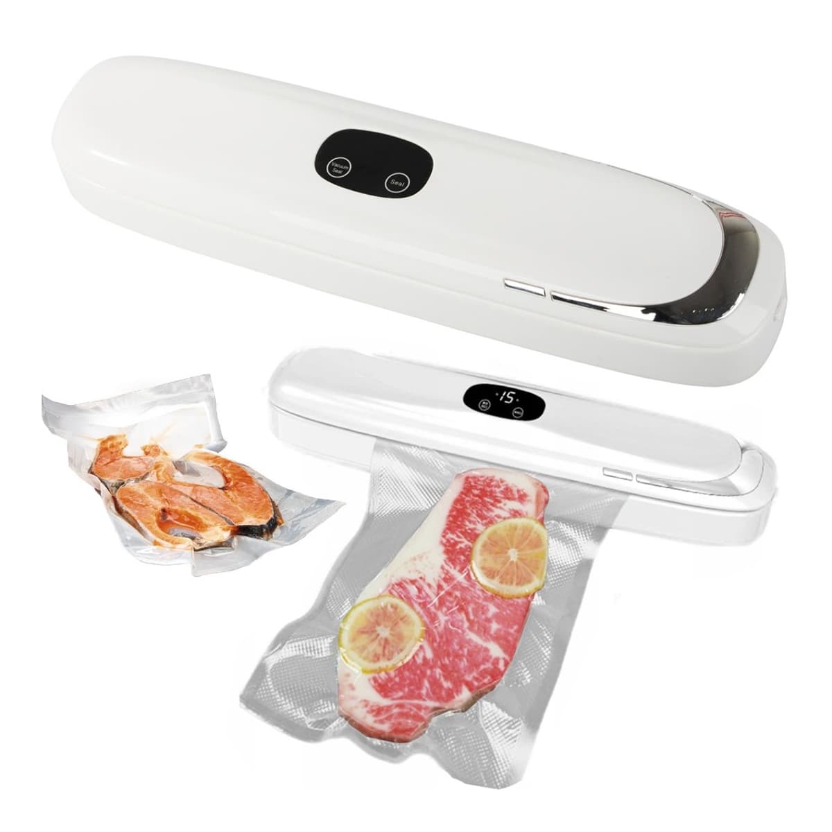 Vakuumförseglare för mat med 5 påsar