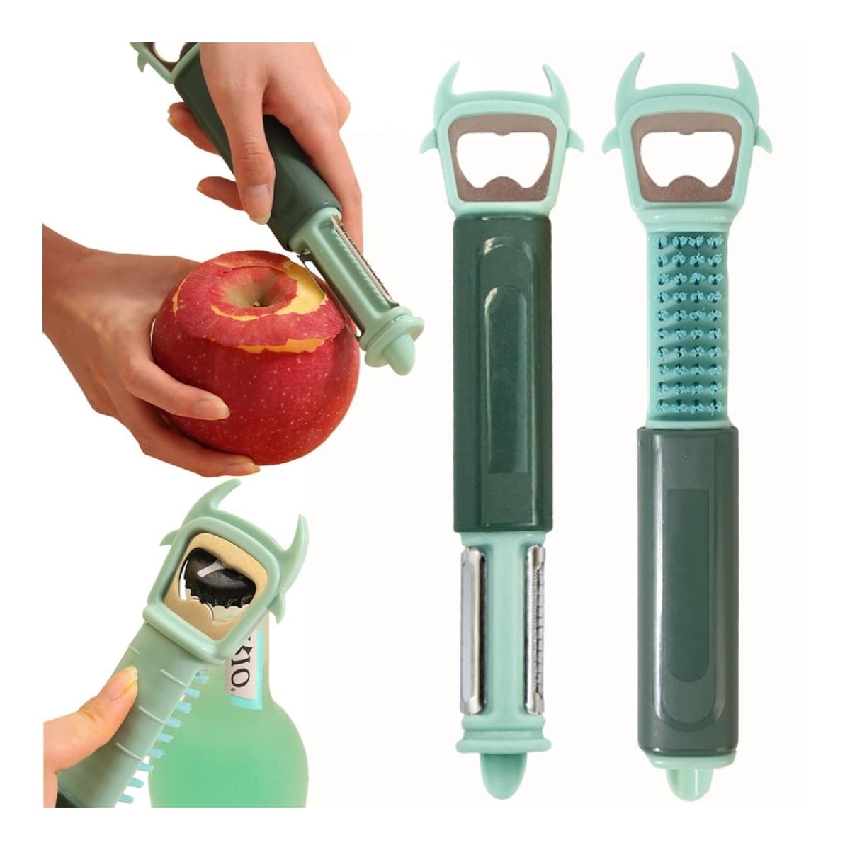 Vertikal skalare 7-i-1, stål, 23,5 cm