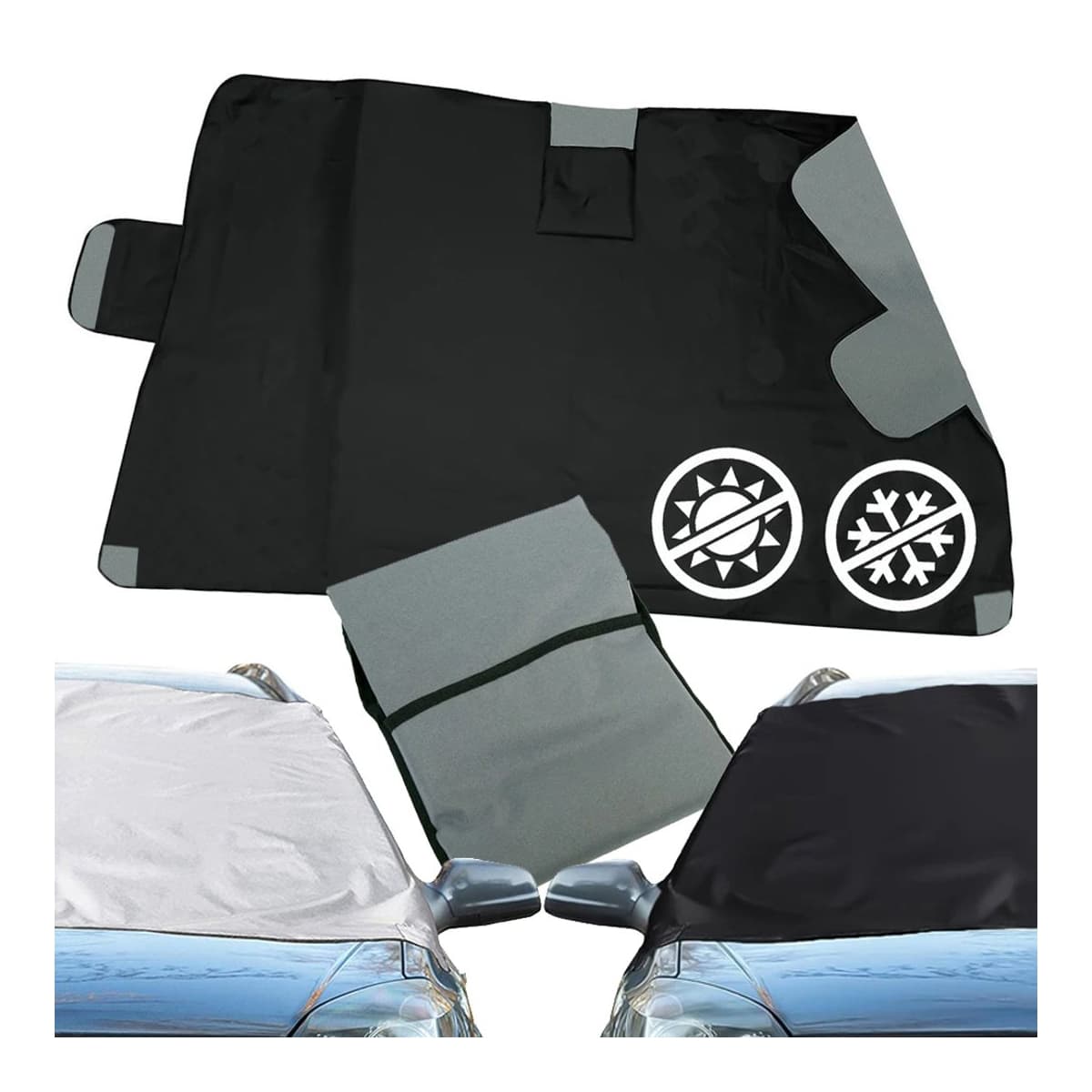 Vindruteskydd mot frost, 160 x 120 cm